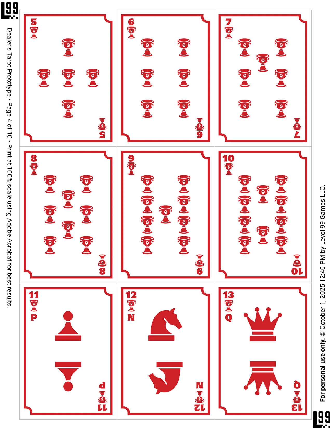 The Dealer's Tarot Pledge Manager